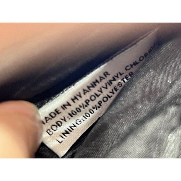 Nine West Black Purse Shoulder Double Zipper Organizer Bag - Picture 6 of 6